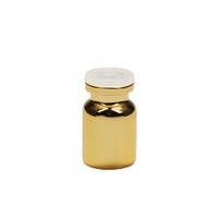 Flacons d'injection en verre stériles pharmaceutiques LANJING Mini, capacité 1 ml, 2 ml, 3 ml, avec couvercle à vis en aluminium et couvercle en plastique