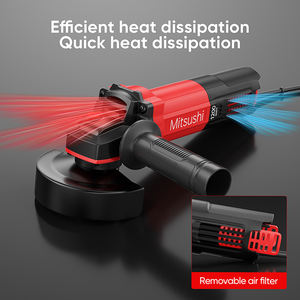 Amoladora angular Fyseus 1200W 100mm /125mm Máquina cortadora <span class=keywords><strong>de</strong></span> molienda profesional - Product Image 5