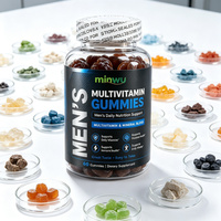 Complément Multivitaminé Adulte Homme Sans Sucre Végétalien à Base de Minéraux et Vitamines C, D, E, Zinc, Fer, Calcium pour le Soutien Immunitaire et la Mémoire