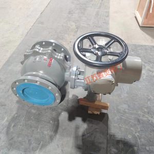 วาล์วบอลแบบหน้าแปลนพร้อมซีลแข็ง Jiangsu Dieling Q941H-40C DN200 สำหรับงานอุตสาหกรรม ใช้ไฟ AC220V380V - Product Image 1