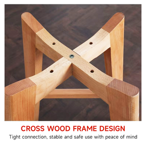 ชุดโต๊ะอาหารคาเฟ่ ดีไซน์คลาสสิกแบบสแกนดิเนเวียน ขาไม้สไตล์โมเดิร์น ผลิตจากพลาสติก PP - Product Image 5