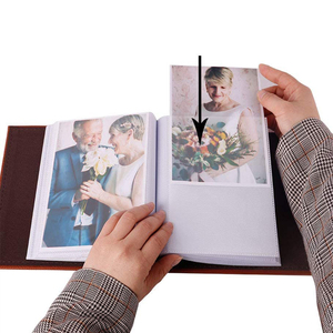 Album Photo en cuir PU, 5x7, 50/40 feuilles - Product Image 3