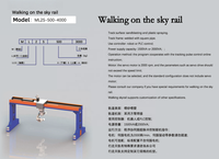 Rail linéaire métallique rectifié avec composants PLC pour la robotique semi-conductrice - Précision au niveau nano