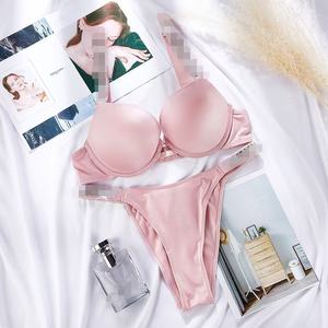 Set Bra dan celana dalam tanpa jahitan berkualitas tinggi pakaian dalam seksi dengan pakaian dalam seksi terinspirasi desain huruf besar baru - Product Image 5