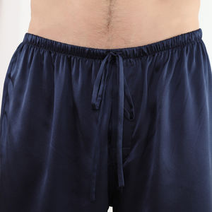 جودة عالية-بيجمة قصيرة من الحرير الخالص 2 قطعة-بيجمة رجالي من الحرير - Product Image 6