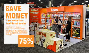 30MINS QUICK BUILD Best-selling Reusable Modular Customized Tradeshow Booth Exhibition Fair Stand For Trade Fair Show 20 X 20 - Product Image 6