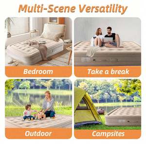 Baiyuheng dormitorio inflable + coche + aire + cama de aire con bomba integrada doble aire inflable cama al aire libre - Product Image 5