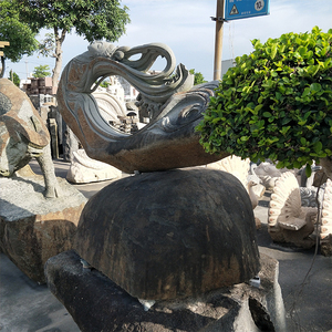 Escultura de piedra tallada a mano de una <span class=keywords><strong>doncella</strong></span> <span class=keywords><strong>celestial</strong></span> voladora, estatua de hada tradicional china, decoración de jardín al aire libre. - Product Image 4