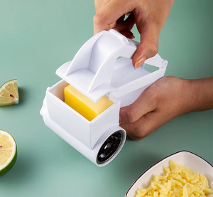 Cortador de Verduras Rotatorio de Acero Inoxidable Syh1192 al por Mayor, Rallador de Queso Manual con Manivela - Product Image 2