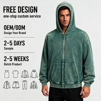 Sweat-shirt à capuche pour homme, coupe ample, 100% coton, double fil, effet vintage délavé, anti-boulochage, tendance, haute qualité, grammage lourd, grandes tailles