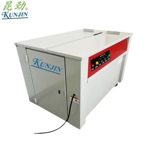 2024 recién llegados máquina de paquete de cartón doble cinta de plástico PP máquina <span class=keywords><strong>flejadora</strong></span> semiautomática máquina de balas de poste - Product Image 1