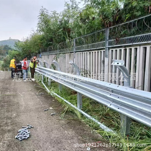 Barandilla de Seguridad Galvanizada Shunyi para Carreteras, 4320*310*85*44320*506*85*2.5, Doble Onda, para Seguridad Vial - Product Image 1