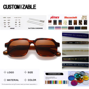 Lunettes de soleil tendance pour femmes en acétate polarisé, surdimensionnées, avec vision nocturne et anti-radiation, légères - Product Image 2