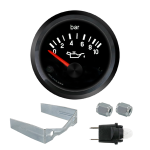 웬레 350 030 017C 52mm 철제 12V 0-10바 기계식 유압 게이지 - Product Image 5