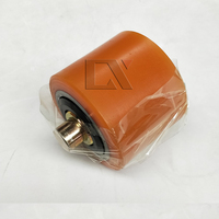 Ensemble de roues de charge en PU 84*70mm D411 avec roulement pour chariot élévateur à palettes