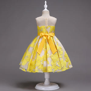 2200 Высокое качество От 3 до 8 лет для малышей; Платье для девочки, держащей букет невесты на свадьбе, дизайнерская детская нарядная одежда; Детское праздничное платье - Product Image 2