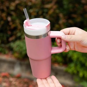 14oz <b>Kids</b> Stainless Steel Tumbler with Straw Lid and Handle Vacuum Insulated Travel Drink Cup - Product Image 3