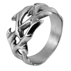 yunnique Tyrannosaurus Rex <b>Ring</b> <b>Titanium</b> Steel Men's Punk Animal Hollow Dragon Design Fashion Jewelry Gift - Product Image 5
