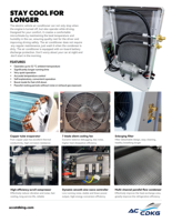 Climatiseur split 12V 24V DC silencieux à compresseur scroll pour camping-car et caravane