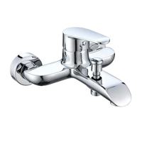 Robinet de douche monocommande en laiton chromé avec cartouche céramique pour hôtels, salles de bain et ensembles bain-douche