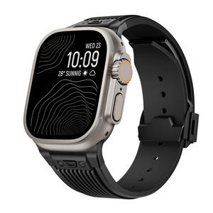 สายนาฬิกา Apple Watch สำหรับ IWatch Ultra 2 ซิลิโคนเหลวเนื้อนุ่ม สายสแตนเลส Constant Treasure สินค้าใหม่ S9 - Product Image 2