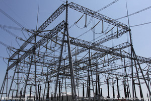 โครงสร้างเสาสถานีไฟฟ้าแรงสูง 220KV เหล็ก Q355 รุ่น HG-SP-110KV สำหรับส่งกำลังไฟฟ้า - Product Image 2