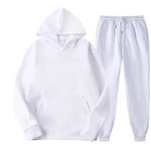 Set Felpa con Cappuccio e Pantaloni da Jogging Traspiranti con Logo Personalizzato, Nuova Moda Sportiva per Coppie, Tuta da Ginnastica in Due Pezzi per Uomo - Product Image 6