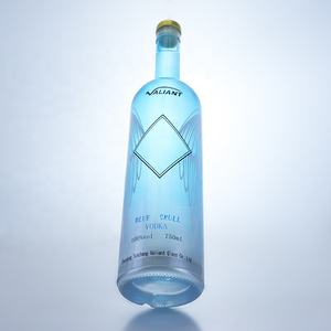 Bouteilles de liqueur en verre de 500 ml, 750 ml, 1 L, bouteilles de vodka, gin, <span class=keywords><strong>rhum</strong></span> en verre - Product Image 4