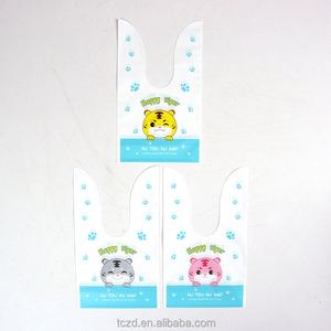 Hot Sale Customized Cute <b>Rabbit</b> Ear Stand up Pouch PE Transparent <b>Gift</b> Packaging Durable Plastic Bags for Kids Party Favors - Product Image 2