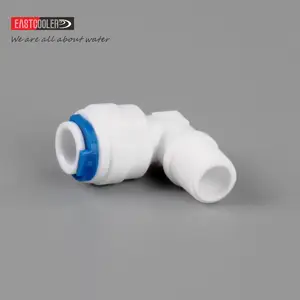 POM Plastic 1/4 3/8 1/2 inch L Shape Quick Connect Fittings for RO Reverse Osmosis Water Filter