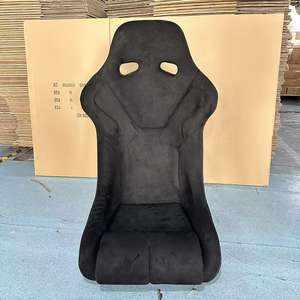 Sièges de voiture noirs YLC de haute qualité, sportifs, réglables, type baquet, pour la simulation de course, compatibles <span class=keywords><strong>BMW</strong></span> et Honda, en cuir - Product Image 4