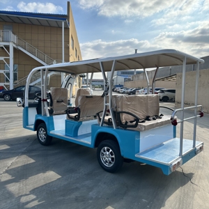 China Marca Diseño de moda de alta calidad 8/ 11/23/ seater autobús turístico eléctrico con puerta - Product Image 3