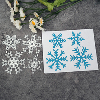 AAGU 4 pz/set New Metal Cutting Dies mold Scrapbooking Craft Cutting Die Snowflake Metal Craft Dies for Invitation Card