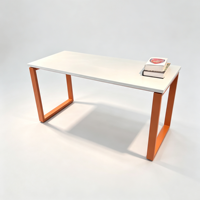 Bureau d'ordinateur commercial, table d'écriture et de travail, mobilier de bureau pour usage domestique et professionnel