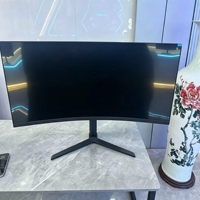 Nouvel écran incurvé sans bordure de 27 à 49 pouces, 5K 165 Hz, avec éclairage respirant, taux de rafraîchissement élevé, ultra HD, support réglable, interface DP
