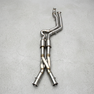 Tuyau intermédiaire d'échappement BOSKA Z avec résonateur pour BMW M2/M3/M4 G80/G82/G87 3.0T 2021-2026 en acier inoxydable SS304, longueur égale - Product Image 1