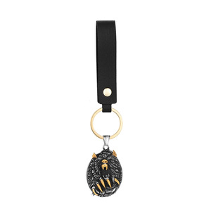 Llavero con Colgante de Pata de Oso de Acero Inoxidable, Accesorio de Regalo con Temática de Aire Libre para Hombre - Product Image 5