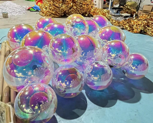 Boules miroir en PVC, ballon réfléchissant <span class=keywords><strong>gonflable</strong></span> pour la publicité, la décoration de festival, les produits de divertissement sportif - Product Image 1
