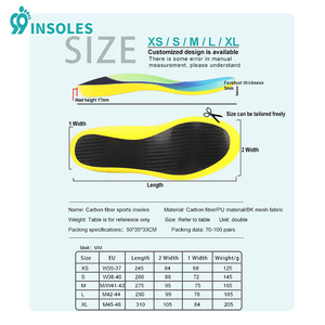 99Insoles Puncture Resistant Customized Sport Arch Support Carbon Fiber <strong>Insole</strong> Jogger <strong>Soccer</strong> <strong>Insole</strong> Carbon Fiber <strong>Insole</strong> - Product Image 6