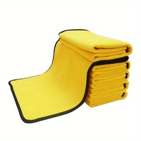 Chiffon de nettoyage en microfibre super absorbant et doux pour le polissage automobile et la beauté des voitures, serviettes de lavage de voiture personnalisables avec logo