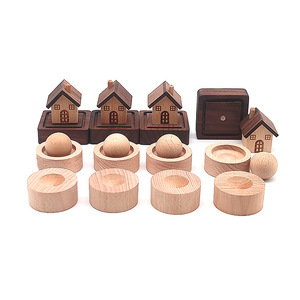 Diffuseur sphérique en bois de noyer noir, pour la maison et la voiture, ornement décoratif - Product Image 2