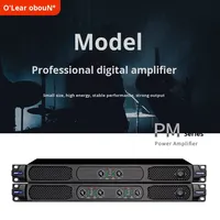 Amplificateur de puissance professionnel série TPM, métal, 550 W, deux/4 canaux, montage en rack 1U, numérique, pour scène, performance, conférence