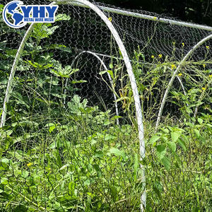 Malla de Alambre de Pollo Recubierta de PVC Verde para Granjas Avícolas, Rollo de Malla Hexagonal para Cercas - Product Image 4