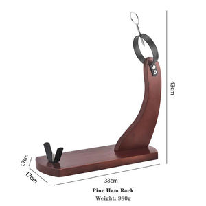 Étagère à <span class=keywords><strong>jambon</strong></span> en pin de haute qualité hôtel maison cuisine rectangulaire créatif pratique ensemble de supports étagère à <span class=keywords><strong>jambon</strong></span> <span class=keywords><strong>espagnol</strong></span> racks spéciaux - Product Image 2