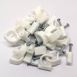 คลิปหนีบสายไฟคอนกรีตแบบมีตะปูแข็ง คลิปหนีบสายไฟพลาสติก - Product Image 4