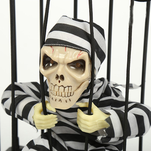Decoración de casa embrujada para Halloween, accesorios de Horror de un ojo, <span class=keywords><strong>fantasma</strong></span> colgante, brillo, Control de voz - Product Image 5