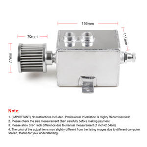 Tanque de Combustible Auxiliar de 2L con Filtro de Aire, Sistemas de Ajuste del Motor, Modificación de Automóviles, Tanque de Captación de Aceite para un Rendimiento Eficiente - Product Image 4