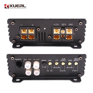 เครื่องขยายเสียงรถยนต์ Kuerl 600W คลาส D ช่องเดียว 12V โมโน ดิจิตอล สำหรับซับวูฟเฟอร์ เพิ่มพลังเสียงในรถยนต์ - Product Image 1