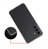 Étui de téléphone portable transparent en TPU souple et fin, coque arrière transparente pour Samsung A16 A06 S24 FE A35 A55 A56 A17 A27 A57