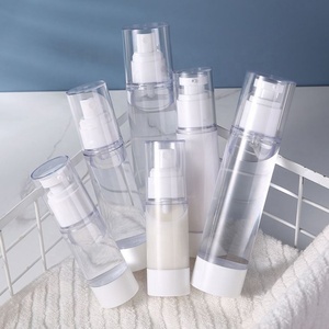 Empty 5ml 10ml 15ml 30ml 50ml 100ml 150ml Plastic Airless <b>Pump</b> <b>Bottles</b> for Cream and Lotion Cosmetics - Product Image 3